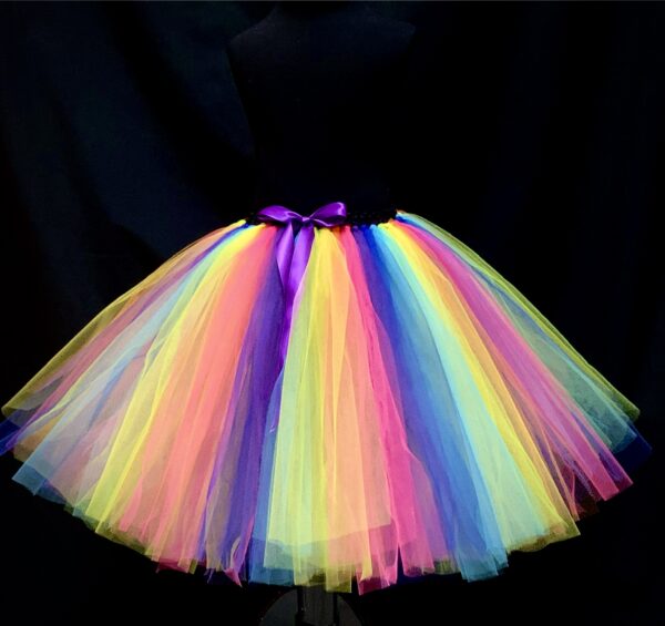 ADULT TUTU – CUSTOM MADE Adult Colorful Rainbow Tutu