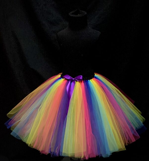 ADULT TUTU – CUSTOM MADE Adult Colorful Rainbow Tutu - Image 3