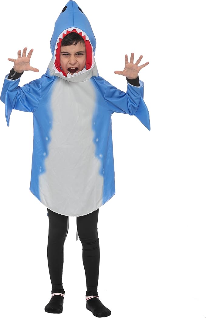 SEA CREATURE - CHILD Gray Shark Costume SIZE SMALL(5-7) - Image 3