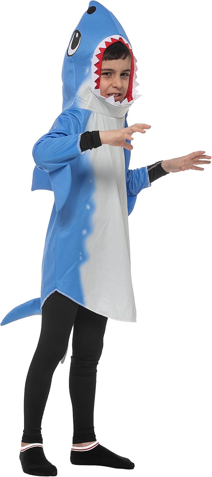 SEA CREATURE - CHILD Gray Shark Costume SIZE SMALL(5-7) - Image 2