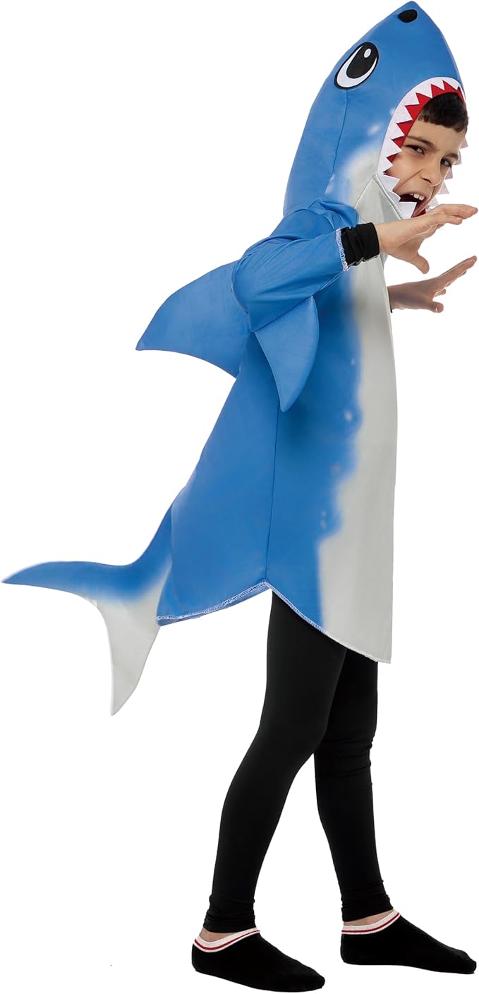 SEA CREATURE - CHILD Gray Shark Costume SIZE SMALL(5-7) - Image 4