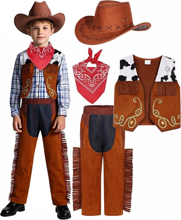 WEATERN THEME - Boys Toddler Rodeo Cowboy Set SIZE 3-4
