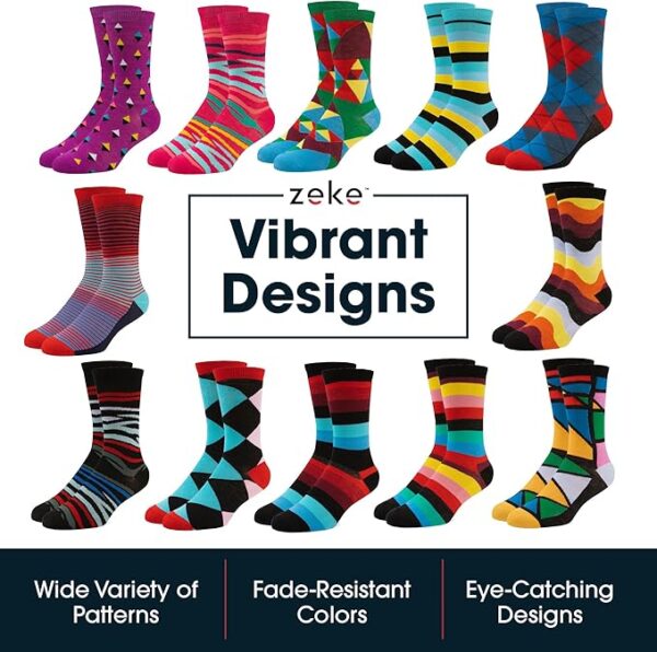 SOCKS - Kids Crazy Funky Socks for Kids (STYLE B) - Boys SIZE SMALL - Image 2