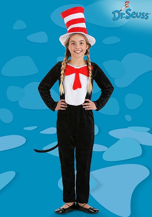Dr. Seuss the Cat in the Hat Costume for Kids - Image 3