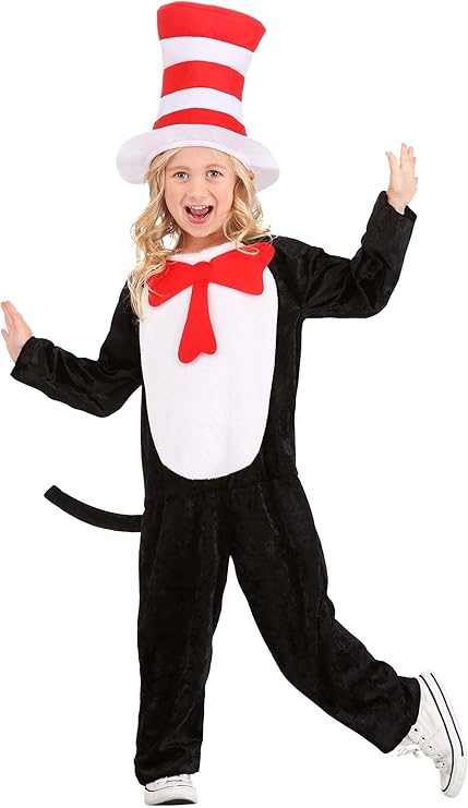 Dr. Seuss the Cat in the Hat Costume for Kids - Image 4