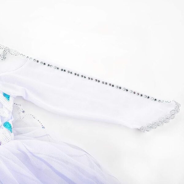 Girl Snow Princess Costume Dress with accessories - Image 6