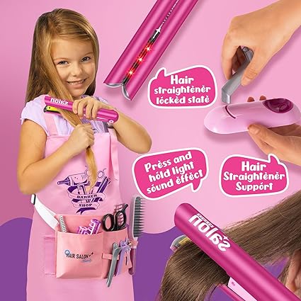 Career Day Hair Stylist - CHILD Hair Salon Pretend Play Toys for Girls 3-6YRS Old - Image 5