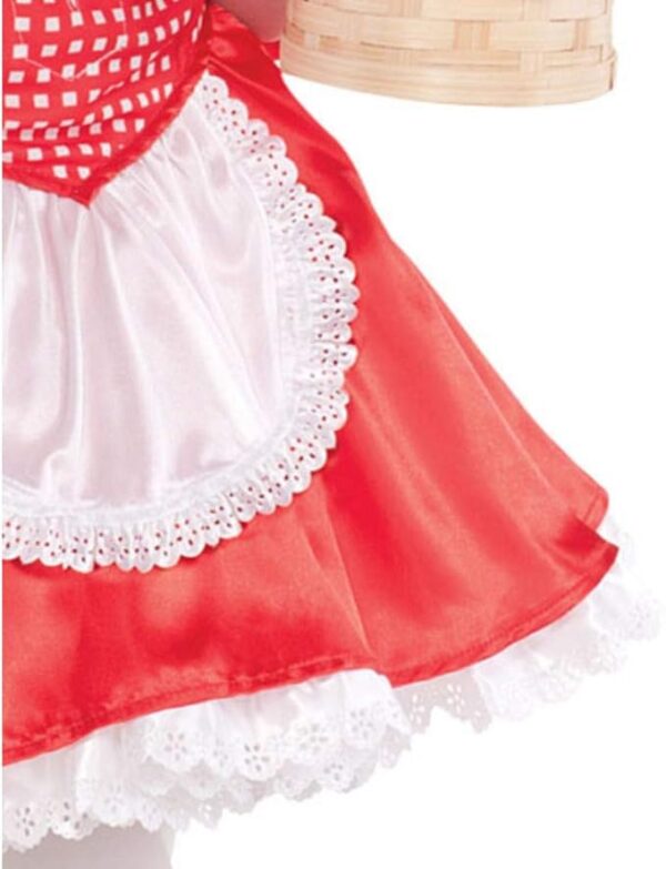Lil' Red Riding Hood Red/White Costume - LARGE(12-14) - Image 3