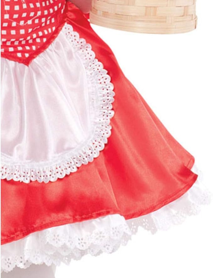 Lil' Red Riding Hood Red/White Costume - LARGE(12-14) - Image 3