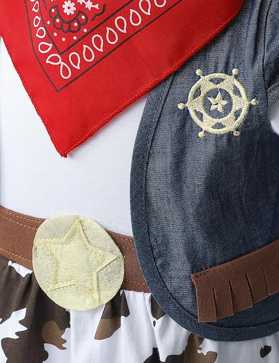 WESTERN THEME - Girls Toddler Cowgirl Western Baby Girl Costume SIZE 2T - Image 5