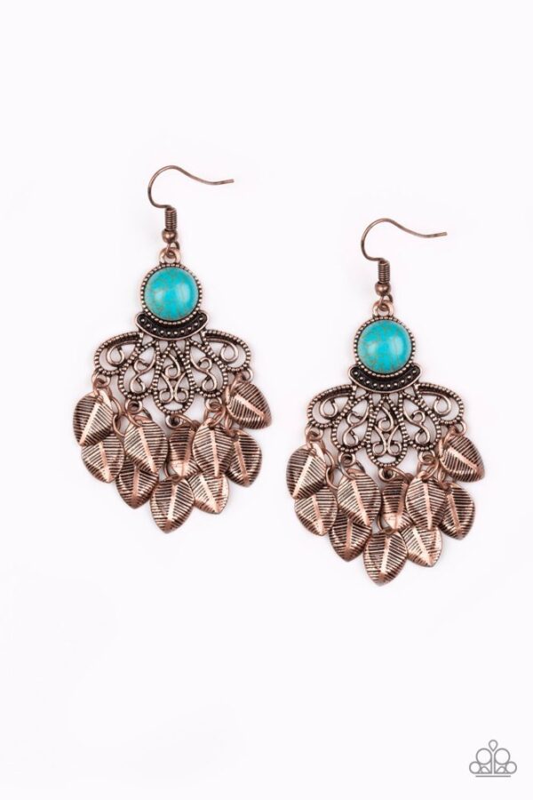 EARRINGS – A Bit On The Wildside - Copper - Image 2