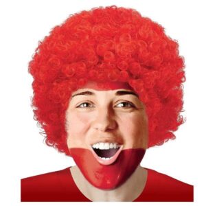 Unisex Afro Wig - RED