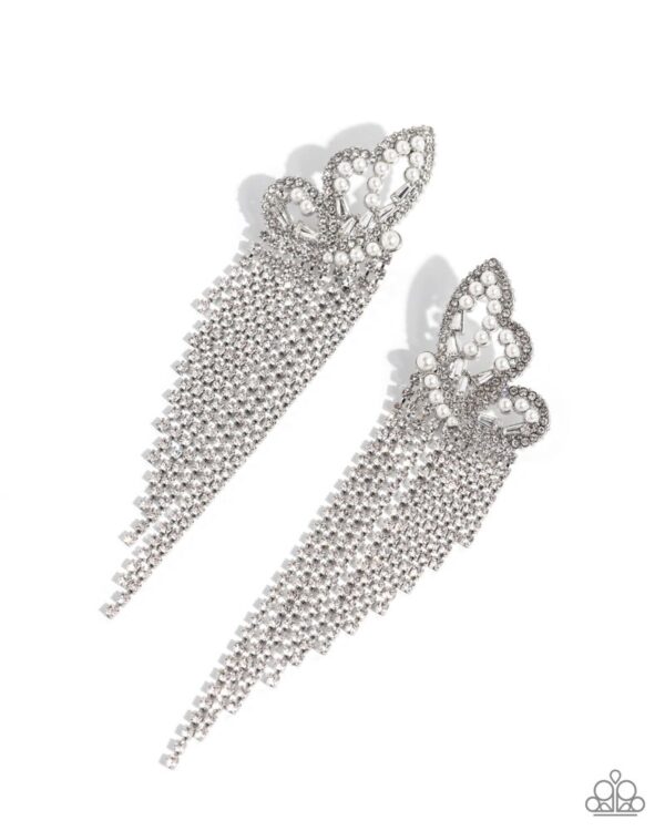 EARRINGS – Aerial Accent - White - Image 2