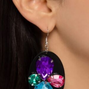 EARRINGS – Attention Grabber - Black
