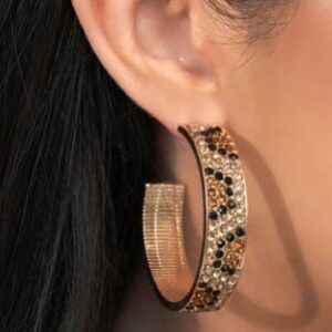 EARRINGS – Cheetah Clique - Gold