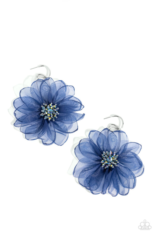 EARRINGS – Cosmopolitan Chiffon - Blue - Image 2