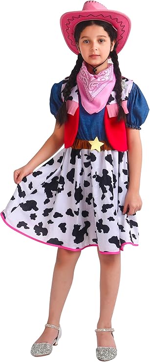 WESTERN THEME - Girls Cowgirl Costume SIZE 5-6 - Image 5