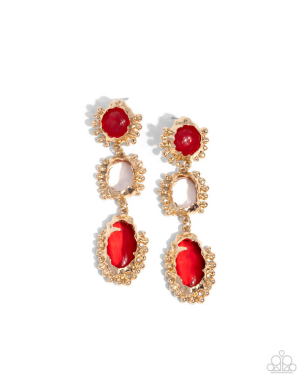 EARRINGS – Emotional Elegance - Red - Image 2