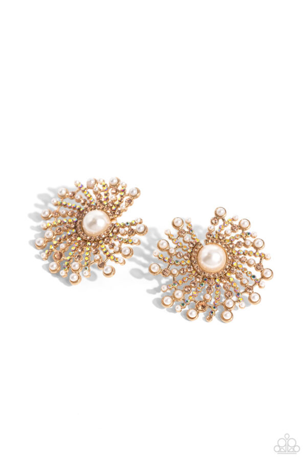 EARRINGS – Fancy Fireworks - Gold - Image 2