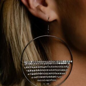 EARRINGS – Fierce Fringe - Black