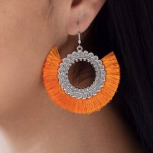 EARRINGS – Fringe Fanatic - Orange