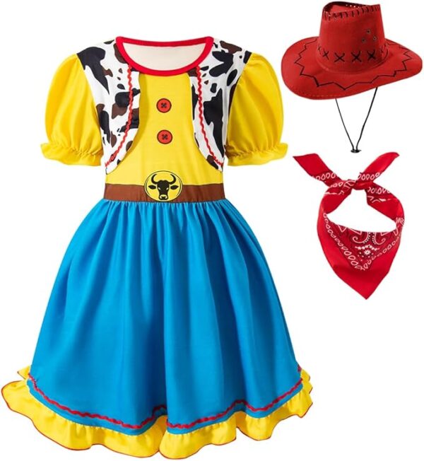 WESTERN THEME - Girls Jessie inspired Cowgirl Costume SIZE 4-5