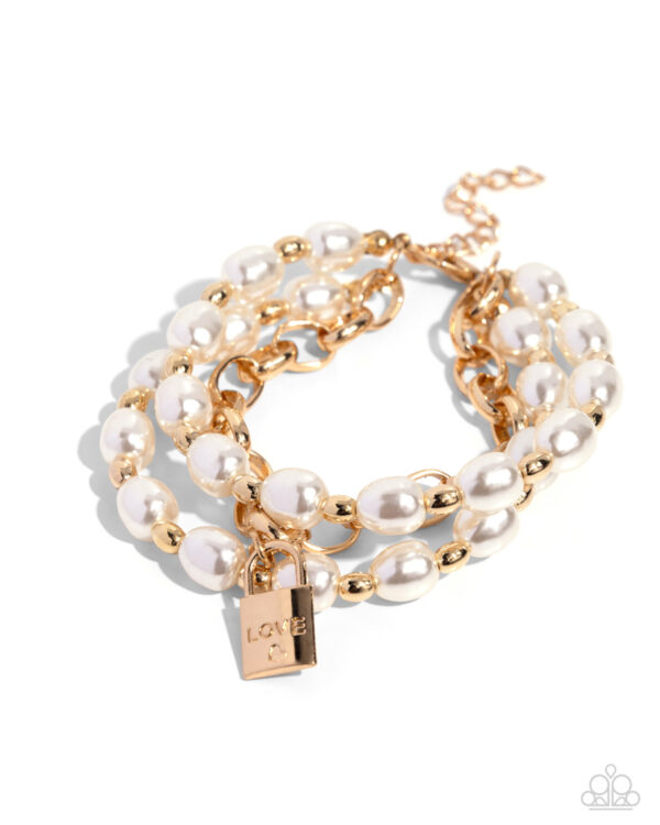 Bracelet – LOVE-Locked Legacy – Gold - Image 2