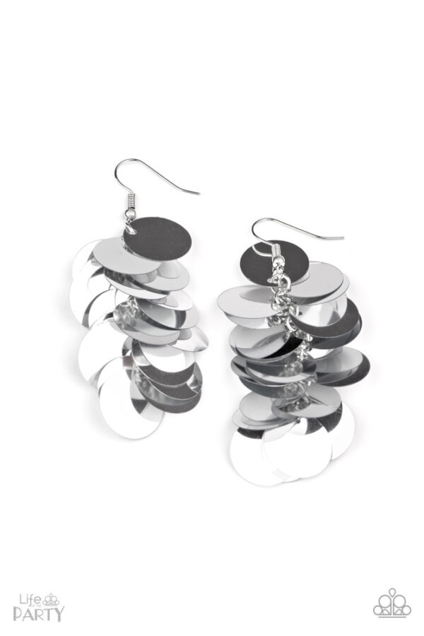 EARRINGS – Now You SEQUIN It - Silver