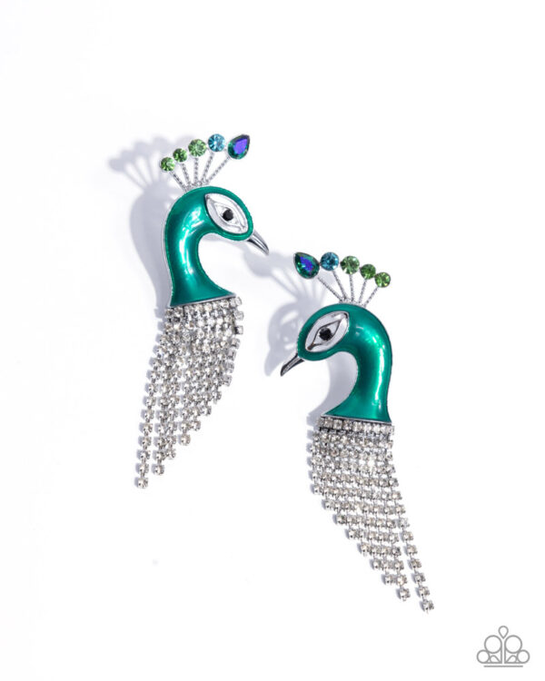 EARRINGS - Pampered Peacock - Multi - Image 4