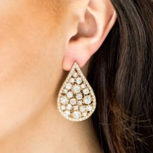 EARRINGS – REIGN-Storm - Gold