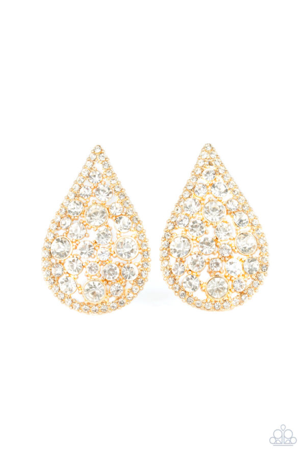 EARRINGS – REIGN-Storm - Gold - Image 3