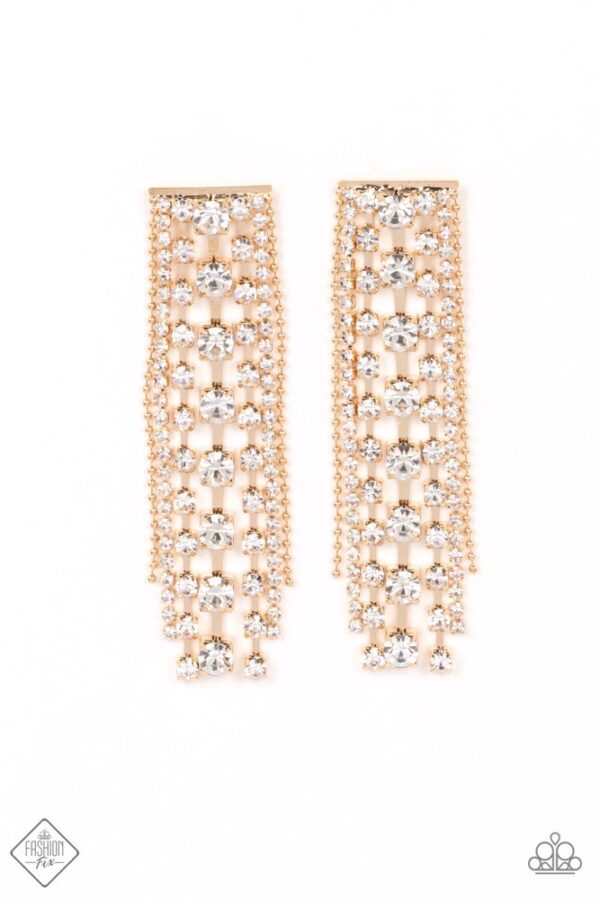 EARRINGS – Starry Streamers - Gold - Image 2