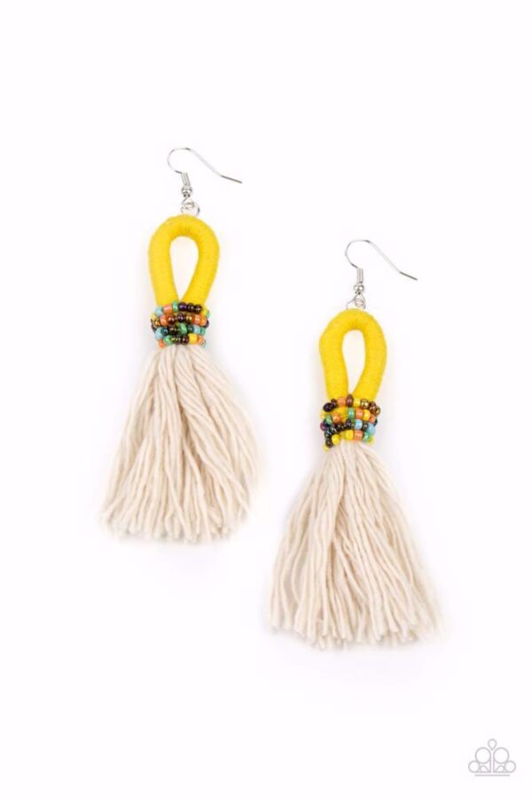 EARRINGS – The Dustup - Yellow - Image 3