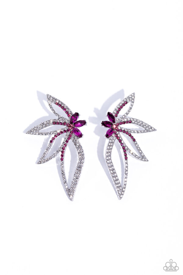 EARRINGS - Twinkling Tulip - Pink - Image 4