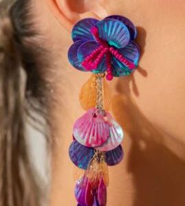 EARRINGS – Under The Waves - Purple