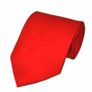 MEN RED SATIN TIE