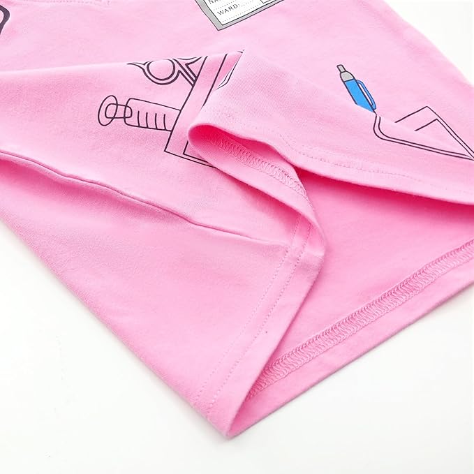 Career Day DOCTOR – Baby Pink DOCTOR Uniform with Hat - Image 3