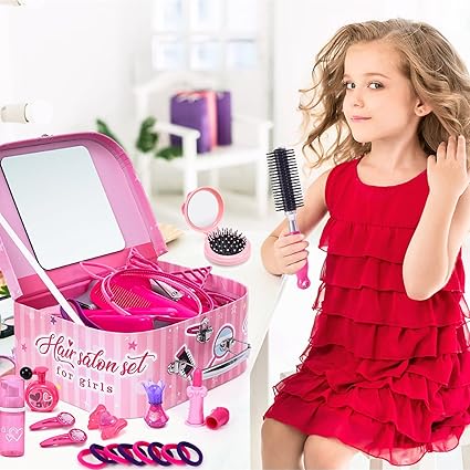 Career Day Hair Stylist - CHILD 49pc Beauty Hair Stylist Kit 3-10yrs - Image 7