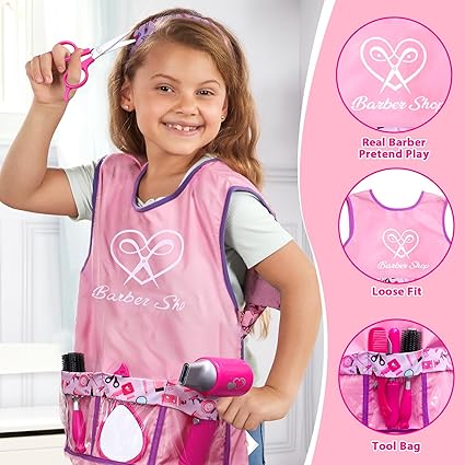 Career Day Hair Stylist - CHILD 49pc Beauty Hair Stylist Kit 3-10yrs - Image 4