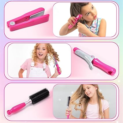 Career Day Hair Stylist - CHILD 49pc Beauty Hair Stylist Kit 3-10yrs - Image 3
