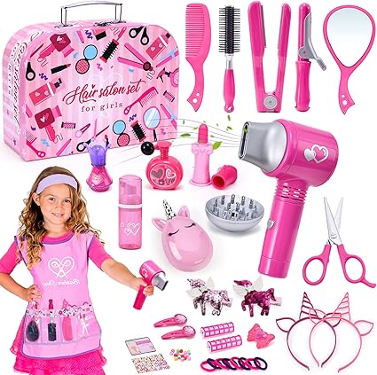 Career Day Hair Stylist - CHILD 49pc Beauty Hair Stylist Kit 3-10yrs