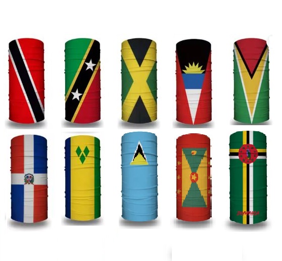 ANTI DUST Breathable Tube Mask Tube Caribbean National Flag
