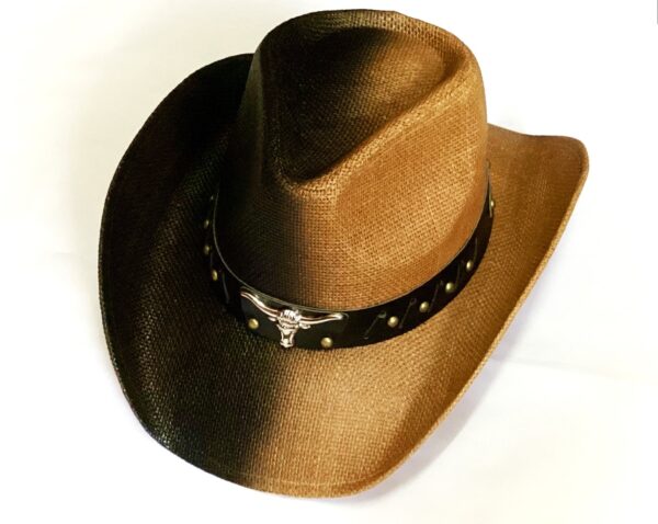 Fashion Longhorn Cowboy Straw Hat