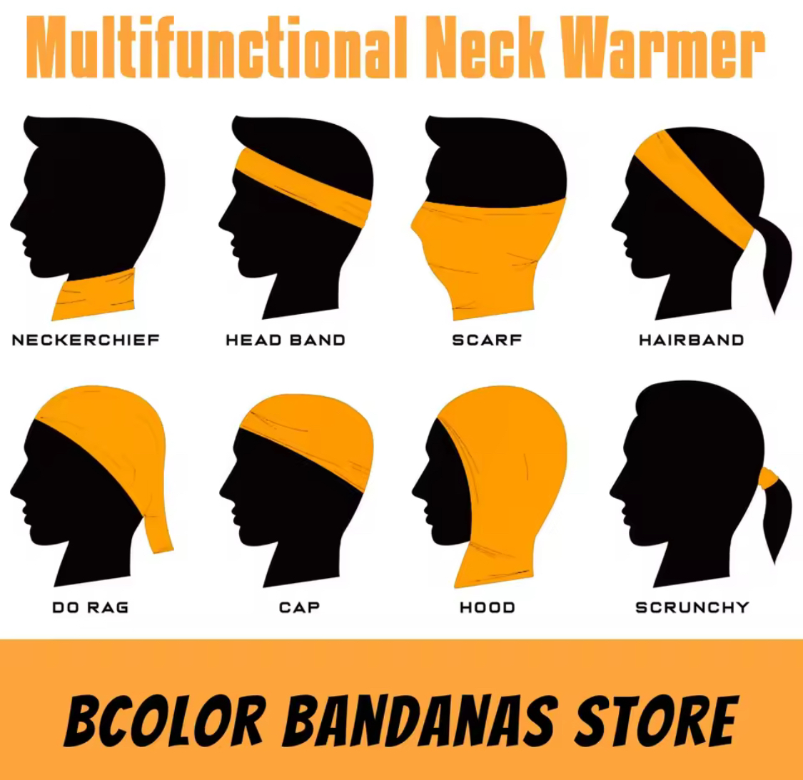 ANTI DUST Breathable Tube Mask Tube Caribbean National Flag - Image 13