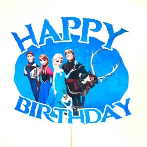 CUSTOM MADE Frozen Cake Topper