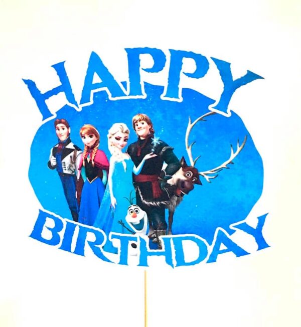 CUSTOM MADE Frozen Cake Topper