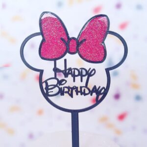 CUSTOM MADE Minnie Mouse Ear Cake Topper