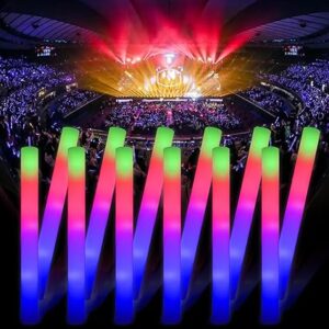 12pcs Foam LED Glow Sticks