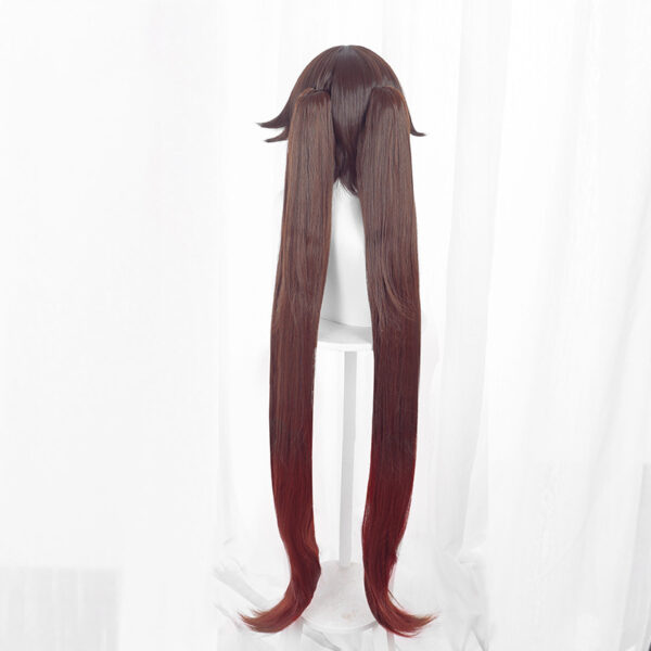 Wig - Anime Tao Cosplay Wig Chestnut Gradient Long Hair for Women - Image 4