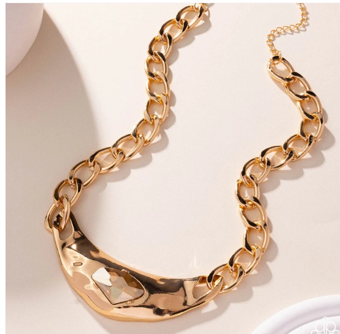 Necklace Set - Peak of Pizzazz - Gold - Image 6